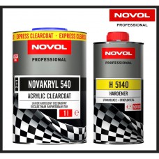 Лак бесцветный NOVAKRYL 540 MS 2+1 EXPRESS, 1.5 литра (комплект)