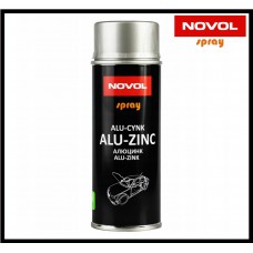 Защитный состав NOVOL SPRAY ALU-ZINC, в аэрозоли, серебро, 500 мл 